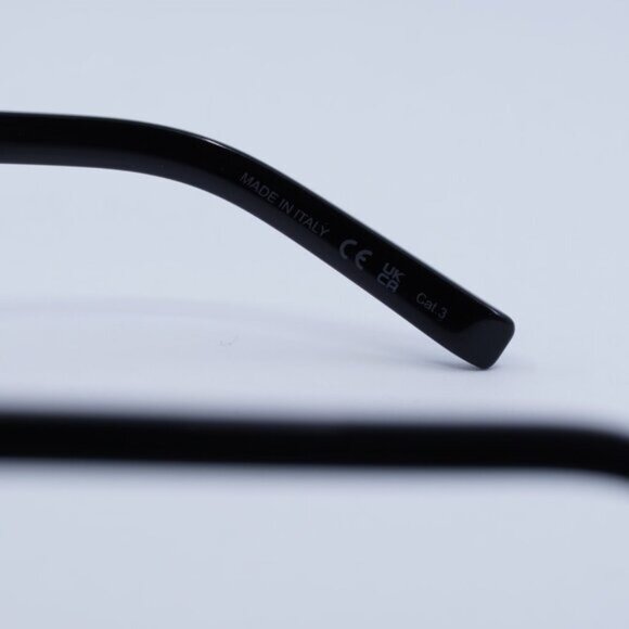 Saint Laurent SL751JEANNE 001 Sunglasses Black Oval Frame, Black Lenses - Picture 8 of 13